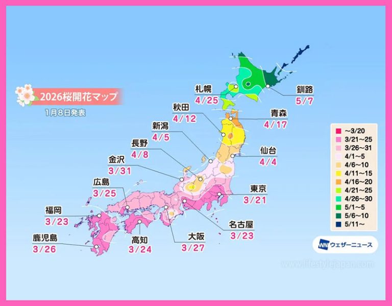 2026 Cherry Blossom Forecast